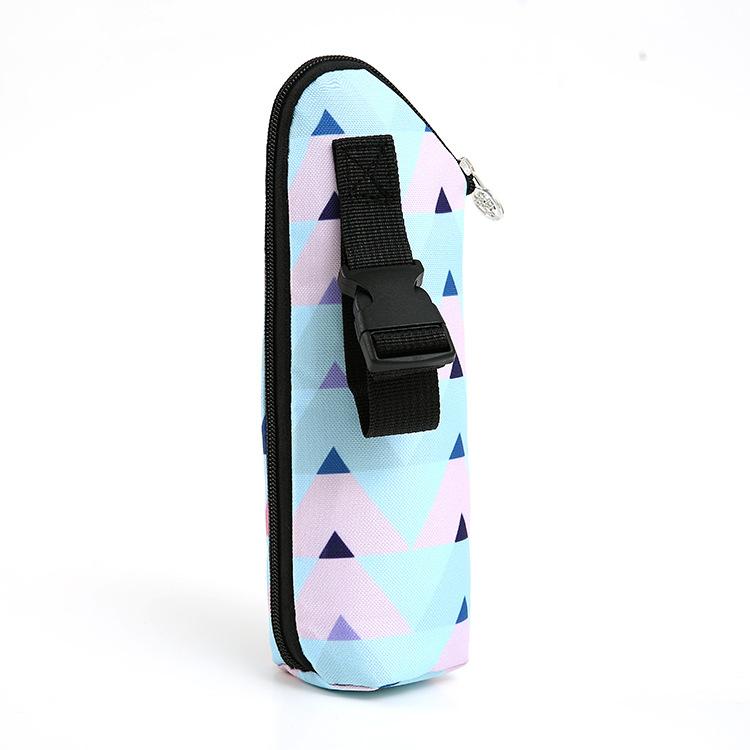 Baby Bottle Warmer Bag Portable Infant Feeding Bottle Aluminum Foil Insulation Stroller Hanging Bag Insulated Bottle Holder