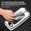 Zinc Alloy Leather Car Key Case Cover Shell for Renault Kadjar Captur Megane Sandero Stepway Logan Clio 5 Arkana 2020 2021 Parts
