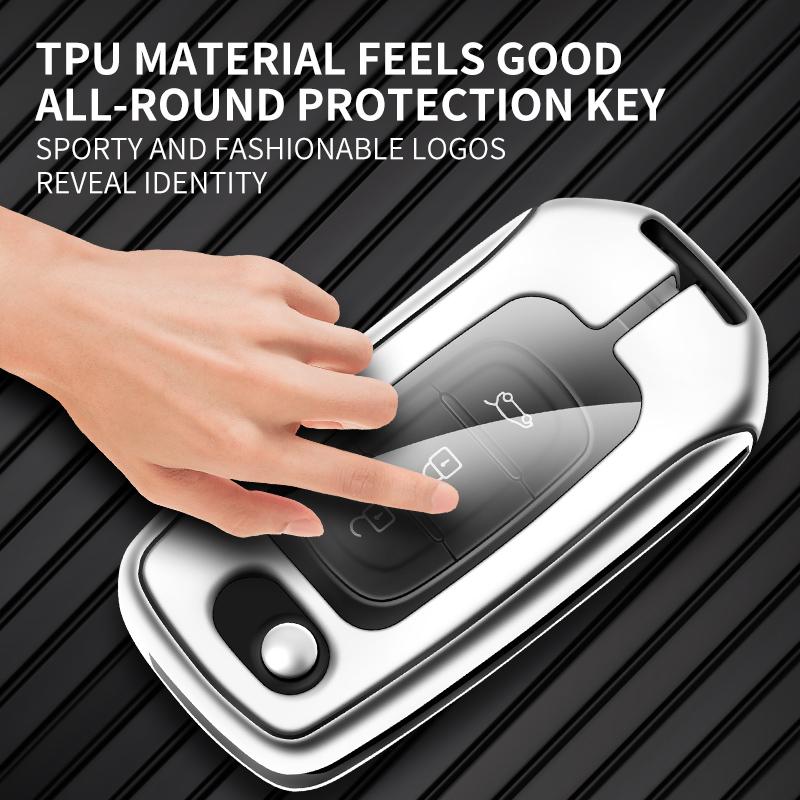 Zinc Alloy Leather Car Key Case Cover Shell for Renault Kadjar Captur Megane Sandero Stepway Logan Clio 5 Arkana 2020 2021 Parts