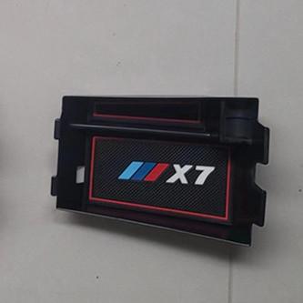 AAAOX1 For BMW 2019 2020 2021 2022 X5 G05 X6 G06 X7 G07 1Pc ABS Inner Armrest Storage Box Decoration Cover Trim Plastic Car Accessories