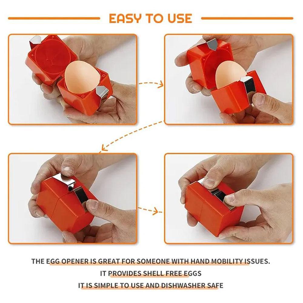 Handheld Egg Shell Separator, Creative Kitchen Tool, Easy Egg Separation, No Messy Hands, Household Essential Accessory