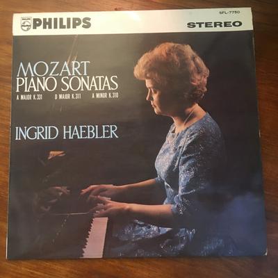 LP Schallplatte INGRID HAEBLER - Mozart Klaviersonaten: A-Dur K.331 SFL7750 PHILIPS Japan Klassisch Gebraucht