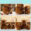 Capybara Plush Toy With Soft Short Fur Pp Cotton Filling For Kids And Teens Special Characters Included