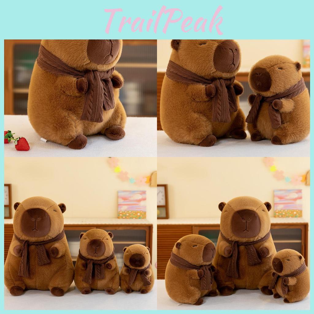 Capybara Plush Toy With Soft Short Fur Pp Cotton Filling For Kids And Teens Special Characters Included