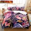 Fashion 3D Anime BOCCHI THE ROCK! Bedding Set Printed Single Comforter Quilt Bed Cover Pillow Case 3 Pieces Sets Kids Adult Size