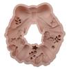 Christmas Bow Wreath Silicone Cake Mold Versatile Baking Dessert Mold for DIY Pastries, Mousse, and More Perfect for Holidays Like Christmas,Halloween