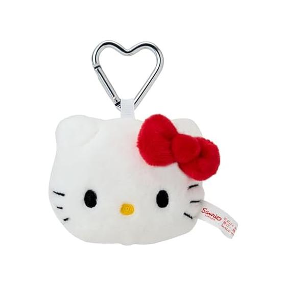 Sanrio Face-shaped Mascot Holder (I Love Hello Kitty) Hello Kitty Red 087181