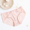 1 Pc Low Waist Sexy Lace Triangle Briefs Silky Smooth and High Elasticity Silk Home Underwear Briefs