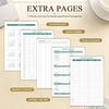2027 A5 English Schedule Planning Notebook Efficiency Agenda Planner Notepad Ideal Gift for Students Colleagues Business Partners