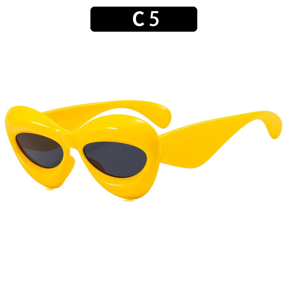 New Women Cat Eye Sunglasses Cute Candy Color Trendy Y2K Party Eyewear Spice Girls Gafas De Sol