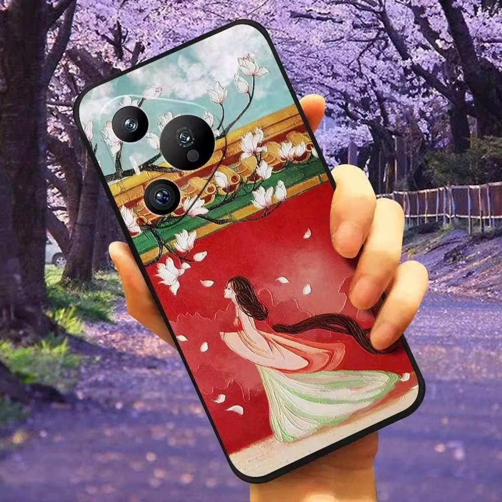 For Moto Edge 50 Pro / 50 Fusion / 50 Ultra Case 3D Flower Relief Silicone Emboss Covers For Motorola Moto Edge 50 Fusion Cases