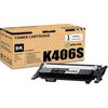 1 Packung CLT-K406S Schwarze Tonerkartusche, Kompatibel für Samsung CLT-K406S CLT-K406S Toner Ersatz für CLP-365 365W 360 Xpress C410W C460W C460FW