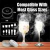 Whiskey Smokey Kit with Built-in Lighter and 6 Flavored Wood Chips - No Butane Needed Cocktail Smok