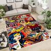 Wonder Woman pattern rug, suitable for living room, bedroom, bedside, balcony and other places, Nordic style decorative rug,