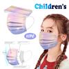 Children's Disposable Tie-dye Starry-sky Printed Mask Disposable Face Mask Ear Loop Mask 10PCS