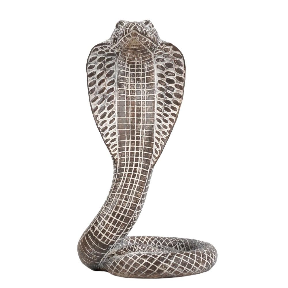 Snake Simulated Cobra Figure Lifelike Animal Simulation Model 3D Cobra Model Toy Christmas