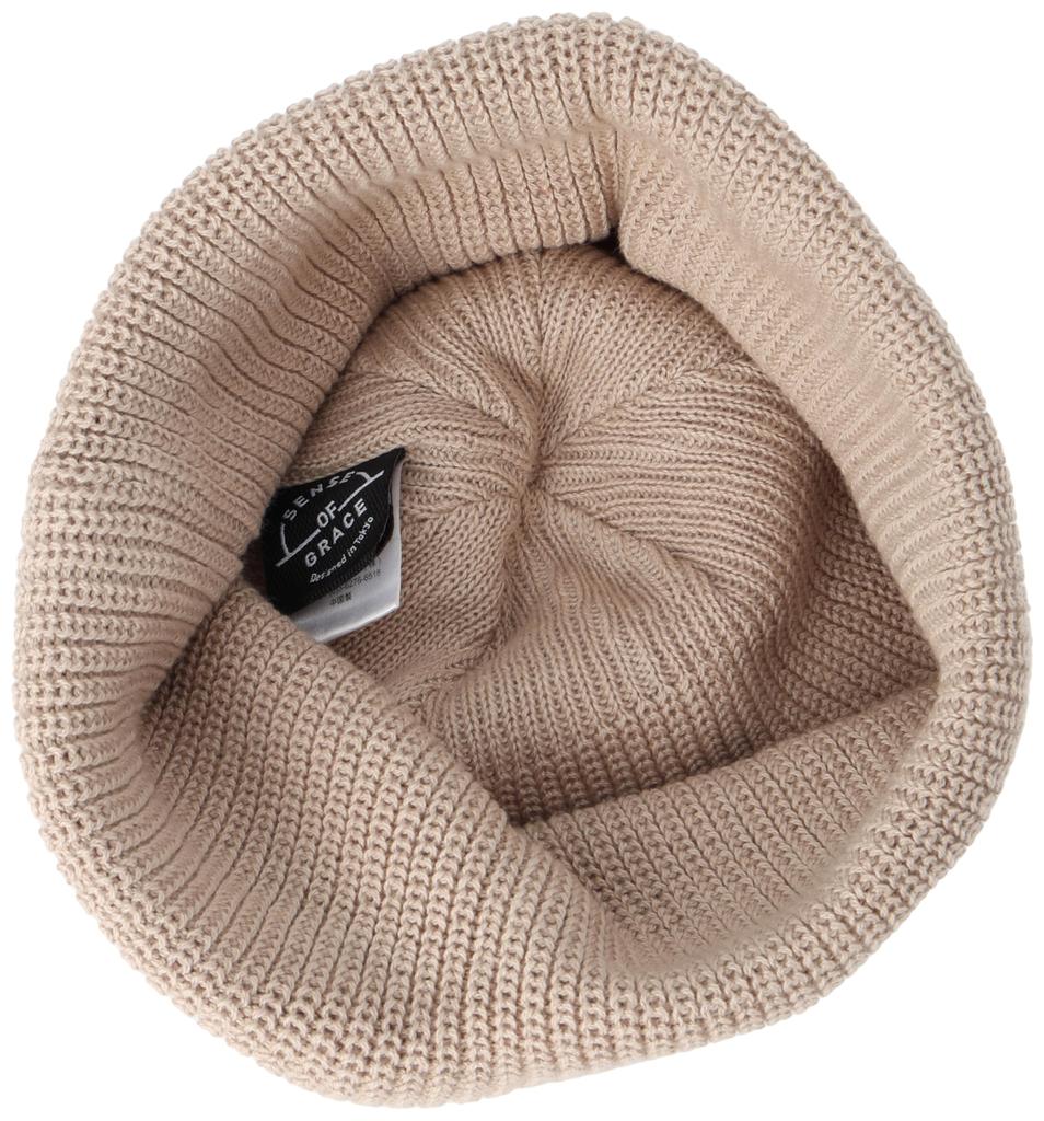 YOSHI WATCH Světle béžová [Sense Grace] Čepice,