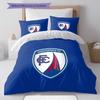 Pościel z wzorem Chesterfield F.C., Zestaw kołdry Poszewka na kołdrę Poszewka na poduszkę Domowy Prezent Urodzinowy(1 * poszwa na kołdrę + 2 * poszewki na poduszki, bez rdzenia)