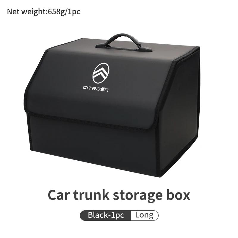 AAMI1 Car Trunk Storage Box Foldable Large Capacity Trunk Organiser For Citroen Jumper Celysee Cactus Picasso Aircross Saxo Grand