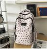 Same Backpack for Middle and High School Students with High Aesthetic Value, Letter Printed Campus Backpack, Lightweight and Large Capacity Backpack