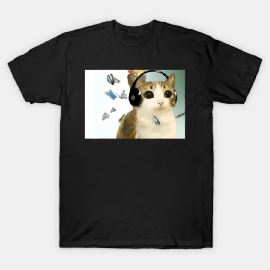 Katze Eule Verfluchtes Internet Meowl Meme T-Shirt Für Männer Frauen T-Shirts Kurzarm Oberteile 1012-2