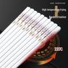 Anti-Slip Ceramic Chopsticks, Mold-Resistant, Easy to Clean, High Temp Resistant, Chinese Style, 10 Pairs