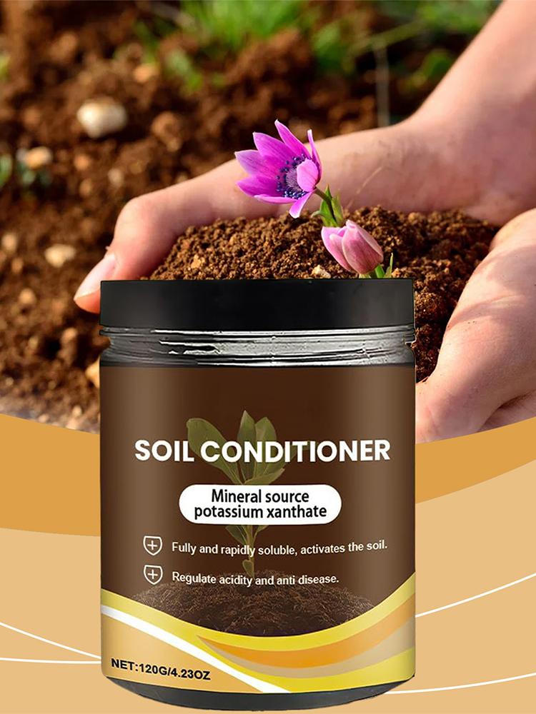 Bodenaktivator steigert Nährstoffaufnahme Bodenaktivator zur Reduzierung von Salzansammlungen für Rasen Gewächshaus Balkon Bauernhof Haus Gärtner