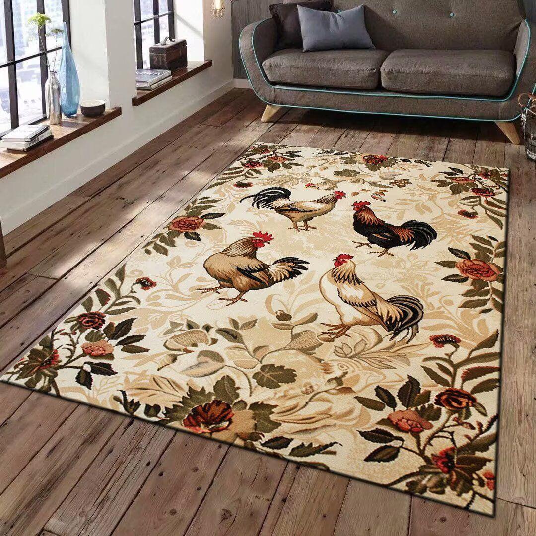 Living Room Decoration Large Carpet Vintage