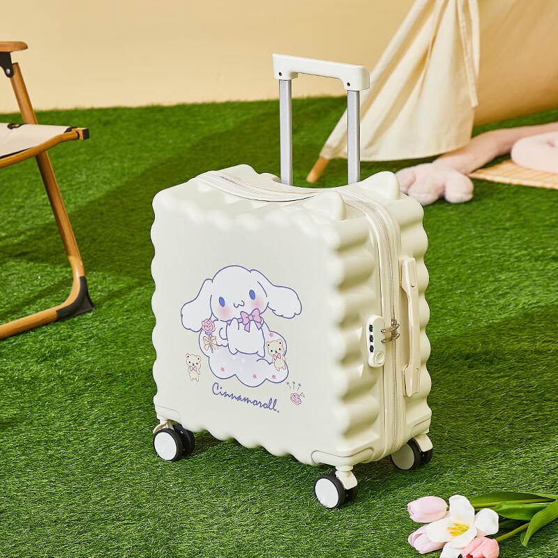 OEING Kids Sit-On Carry-On Suitcase 20 inch