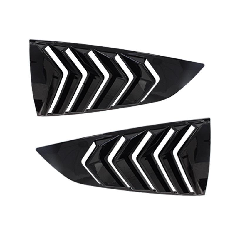 Ford Mustang Rear Triangle Window Louver Sticker 24+ Decorative Spoiler Modification