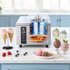 VEVOR Commercial Hard Ice Cream Machine, 500W 5L per Hour, Gelato Hard Serve Ice Cream Maker with 2.8L 304 Stainless Steel Cylinder