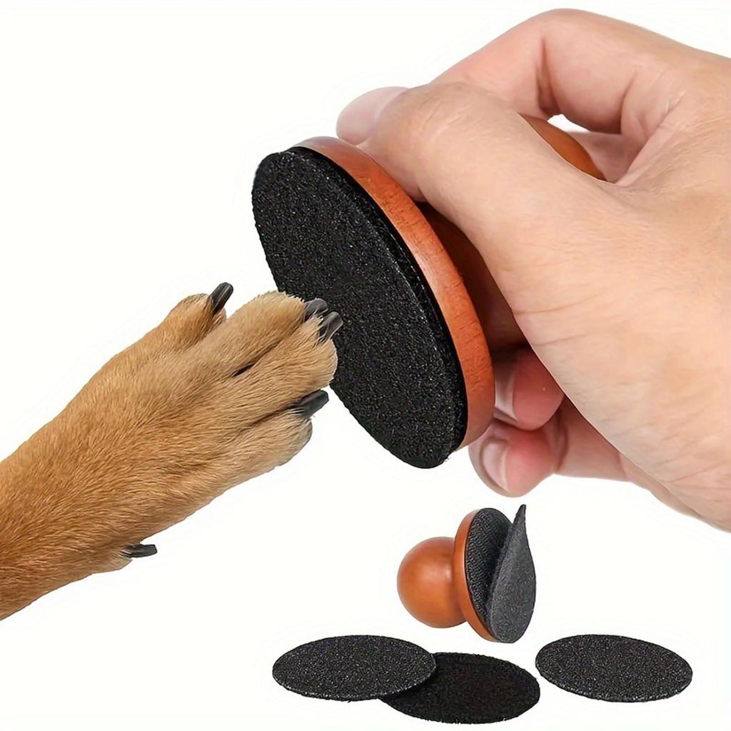 Wooden Pet Dog Nail Scraper