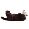 SunLemon Knee Sea Otter, Medium, 23 X 18 X 52cm, Plush Animal, Cute Sea Otter, Sea Creature, P-8572