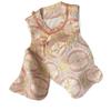 Sleeveless Vest Women's 2025 New Retro Satin Print Vest Top
