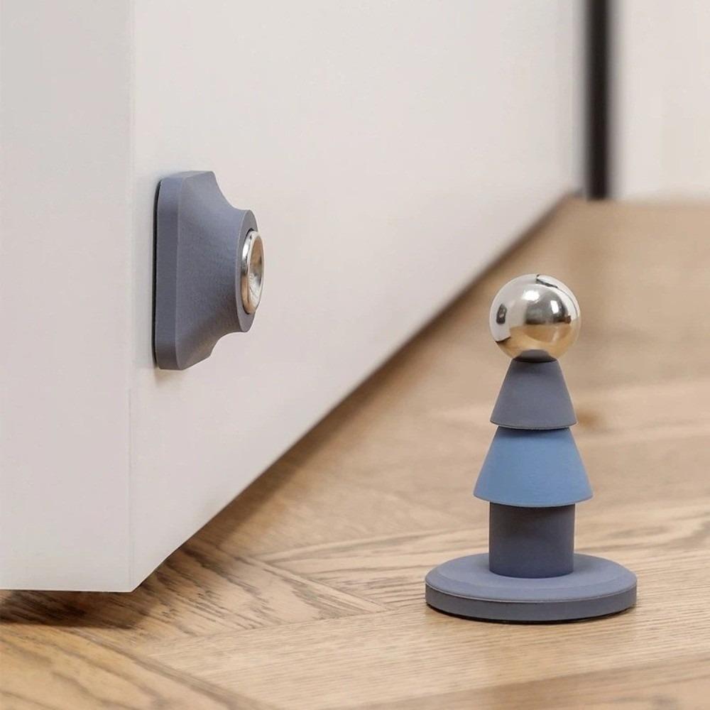 Strong Magnetic Door Suck Anti-Collision Silicone Floor Suction Quality Ground Suction  Household