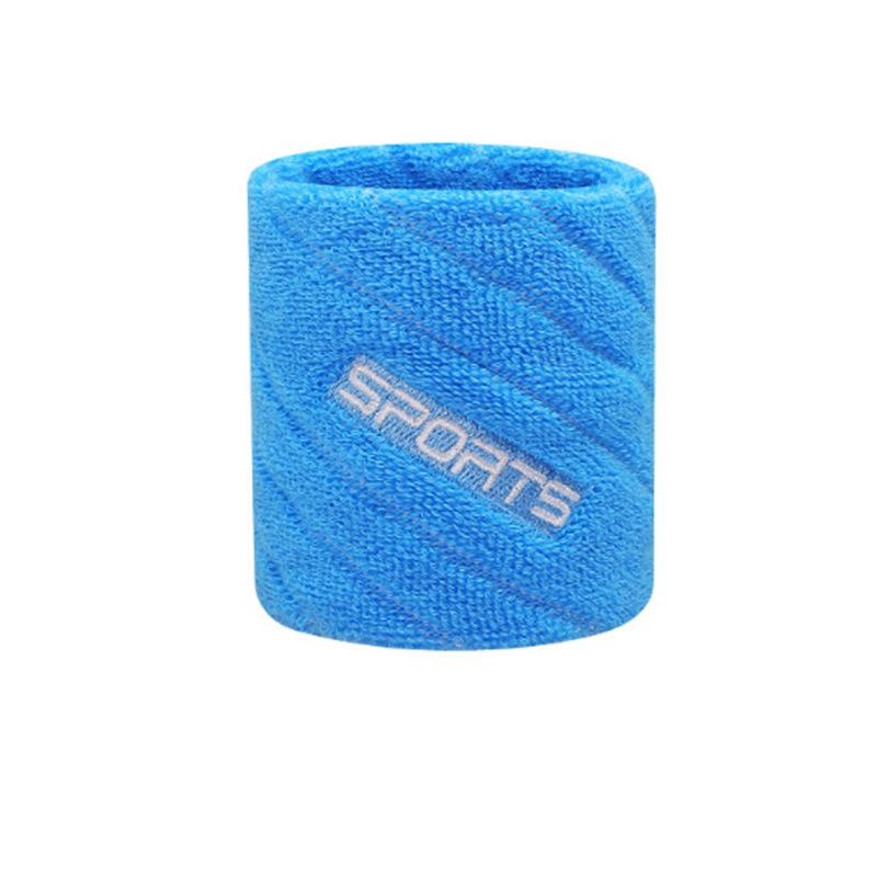 Women's Cotton Wristband with Logo Embroidery, Sweat-Absorbent for Badminton & Fitness.