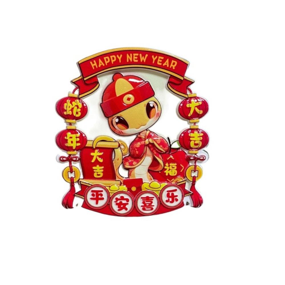 1/4pcs Resin Spring Festival Couplet Cute Fridge Magnets  Locker Cabinet