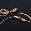 3.5mm Plug Headworn Microphone Adjustable Soft Tube Clear Audio Condenser Microphone Versatile Wired Connection