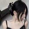 Pinza a morsetto in metallo ad alto livello con fiocco per capelli 2024 per donna: Pinza per Capelli a Forma di Squalo, Grande, Elegante, Stile Freddo, per la Nuca