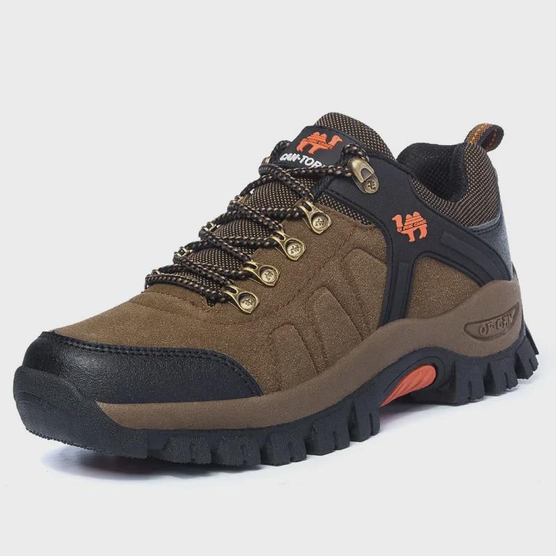 Men's Wear-Resistant Outdoor Hiking and Casual Sports Shoes - Non-Slip, Large Size for Spring and Summer