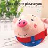 Jumping Pig Plush Toy With Singing Speech Learning For Baby And Kids