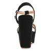 Women's Gladiator Sandals Platform Summer Shoes Sexy Punk Heels Flip Flops T-Straps Flock Green Black Party Shoes Female Vintage