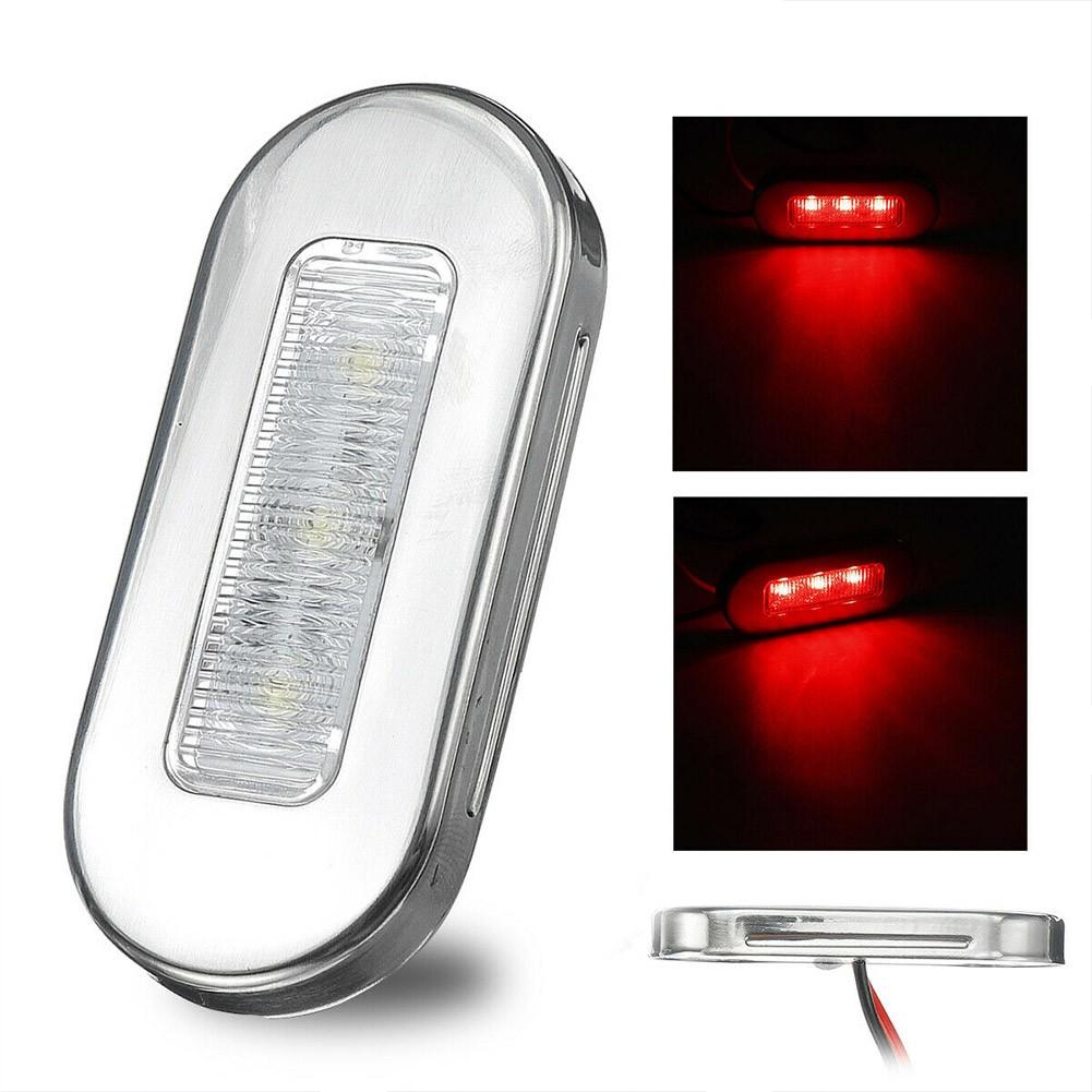 Waterproof Marker Light Yacht Marine Boat 3 LED 4x