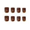 Ice Clear Heart Bow Star Rhinestone Wearable Nail Stickers - Detachable False Nails