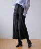 MODERNABLE Belt-Point Wide Pants - Black