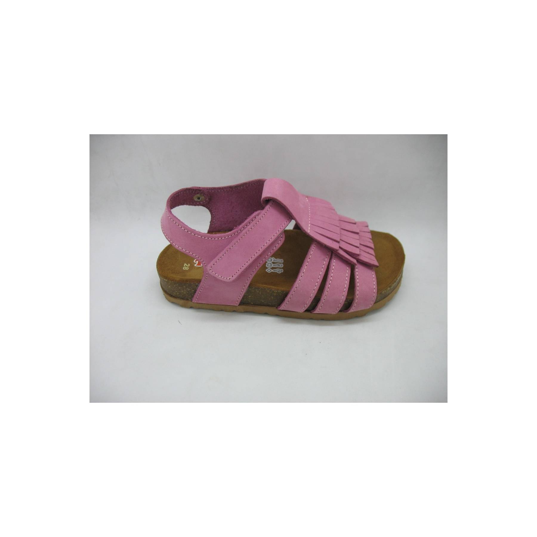 

Жіночі босоніжки з китицями на натуральній деріанатомічній пробковій підошві Комфортні легкі босоніжки в повсякденному стилі 26