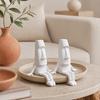 Adorno de Estatua Moai Impreso en 3D con Extremidades Móviles, Figura de Cabeza de la Isla de Pascua para Decoración de Escritorio y Alivio del Estrés, Mini Estatua de Piedra Regalo para el Hogar