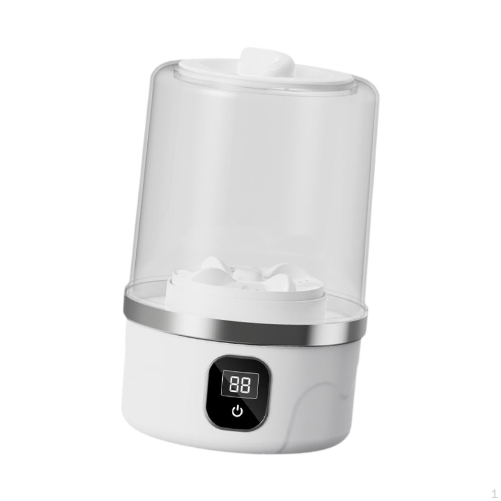 

Мини-портативная стиральная машина 1 л для маленькой одежды, бытовая техника для стирки, очиститель для нижнего белья и бюстгальтеров, белый