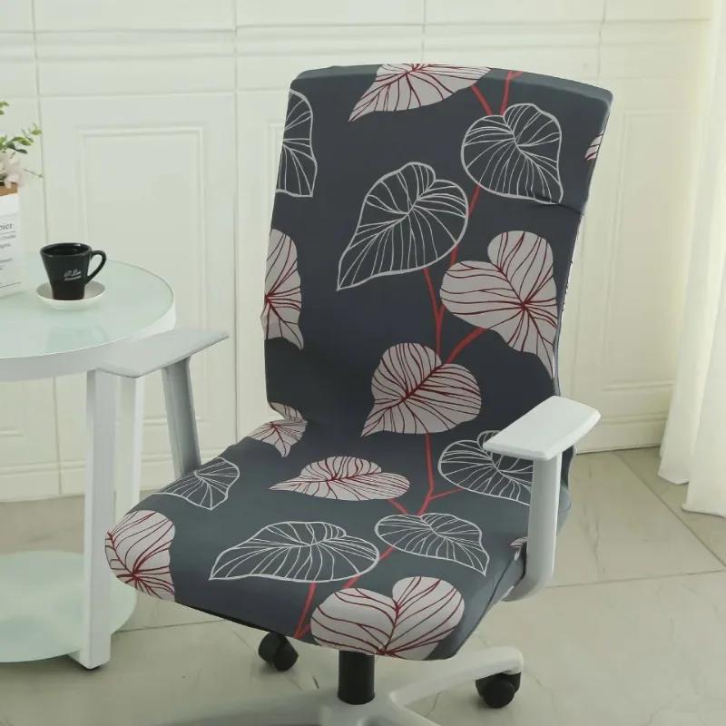 

Чехол на компьютерное кресло из спандекса, эластичные чехлы из спандекса для офисного кресла, для защиты кресла, чехол на сиденье для игрового кресла, чехол