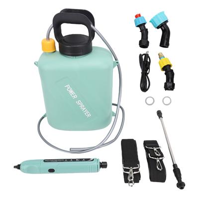 Electric Sprayer with 3 Nozzles Retractable Wand USB Rechargeable Handle 6L Battery Powered